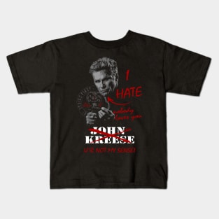 i hate john kreese Kids T-Shirt